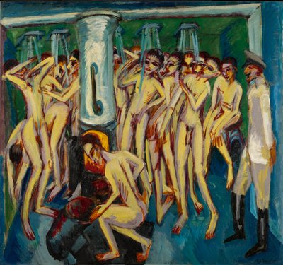 Das Soldatenbad von Ernst Ludwig Kirchner