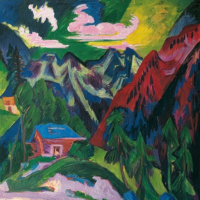 Die Klosterser Berge von Ernst Ludwig Kirchner