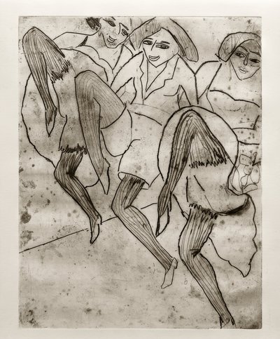 Hamburger Tänzerinnen von Ernst Ludwig Kirchner