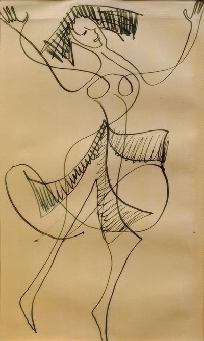 Ekstatische Tänzerin von Ernst Ludwig Kirchner