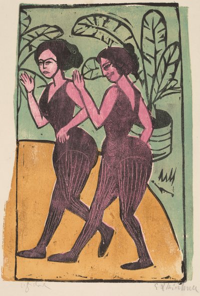 Englische Stepptänzer, 1911 von Ernst Ludwig Kirchner