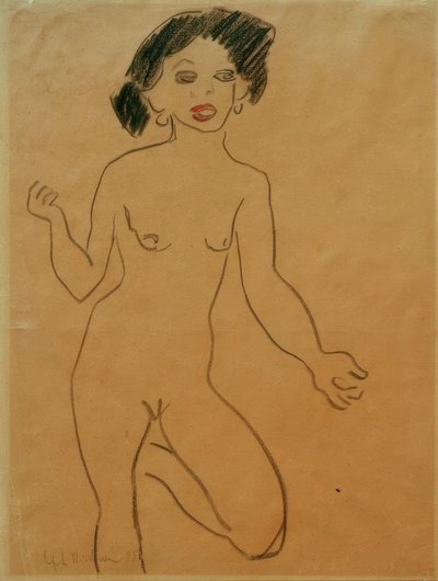 Erzählende Milli von Ernst Ludwig Kirchner