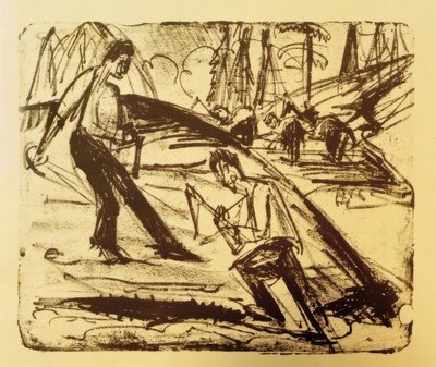 Frühjahrsarbeit von Ernst Ludwig Kirchner