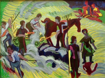 Heuernte von Ernst Ludwig Kirchner