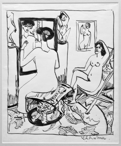 Interieur II von Ernst Ludwig Kirchner