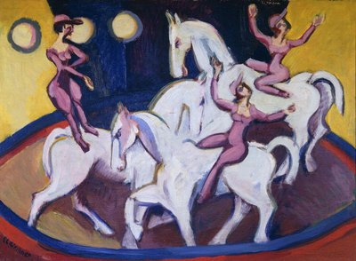 Jockeyakt von Ernst Ludwig Kirchner