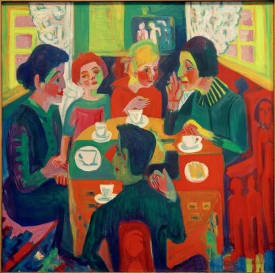 Kaffeetisch von Ernst Ludwig Kirchner