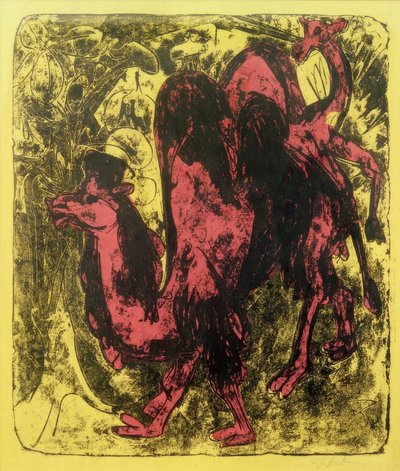 Kamel und Dromedar von Ernst Ludwig Kirchner