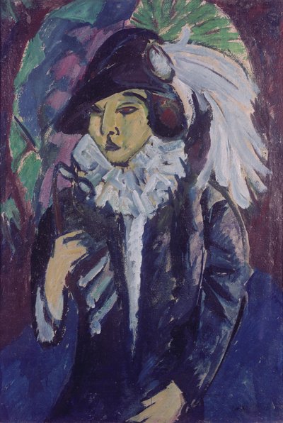 Dame im Park, 1912 von Ernst Ludwig Kirchner