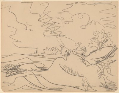 Landschaft im Taunus von Ernst Ludwig Kirchner