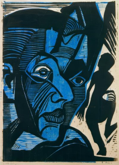 Melancholie der Berge (Selbstbildnis) von Ernst Ludwig Kirchner
