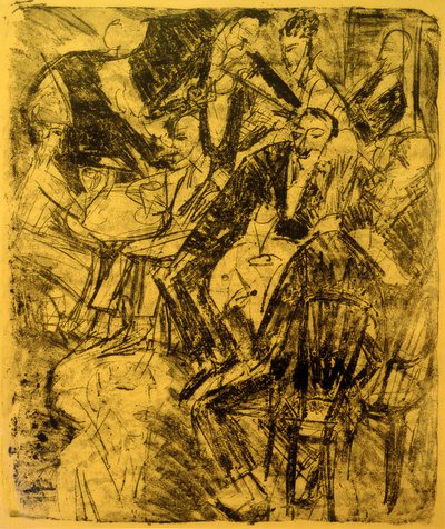 Musikrestaurant von Ernst Ludwig Kirchner