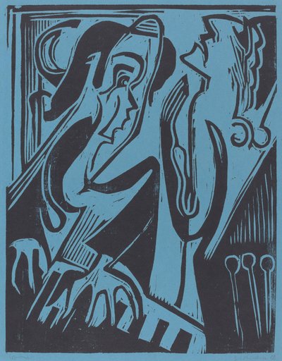 Pianist und Sänger von Ernst Ludwig Kirchner