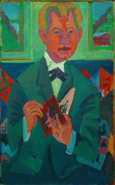 Porträt Edwin Redslob von Ernst Ludwig Kirchner