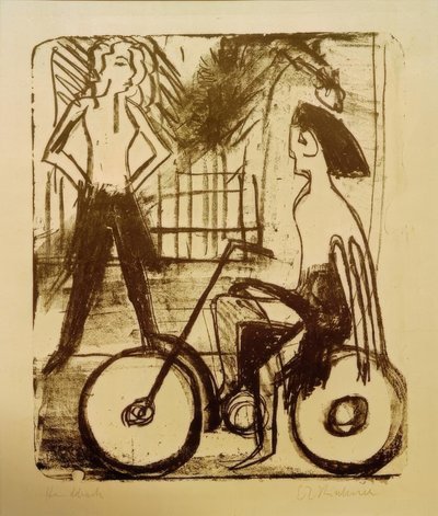 Radfahrerin von Ernst Ludwig Kirchner