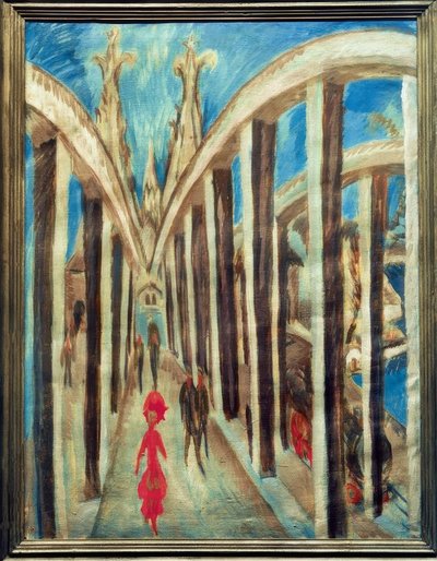 Rheinbrücke bei Köln von Ernst Ludwig Kirchner