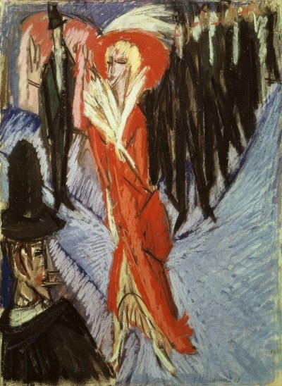 Rote Kokotte von Ernst Ludwig Kirchner