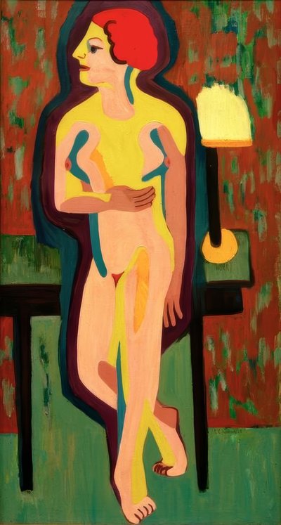 Rothaarige nackte Frau von Ernst Ludwig Kirchner