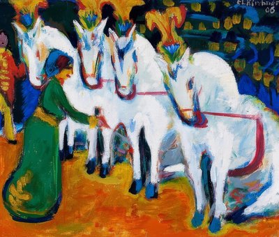 Schimmeldressurakt von Ernst Ludwig Kirchner