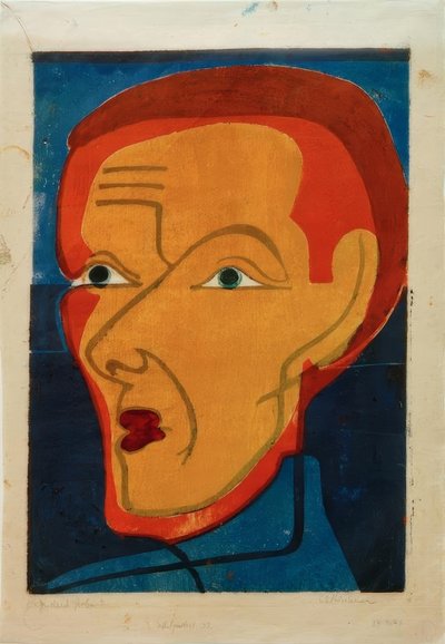 Selbstporträt von Ernst Ludwig Kirchner