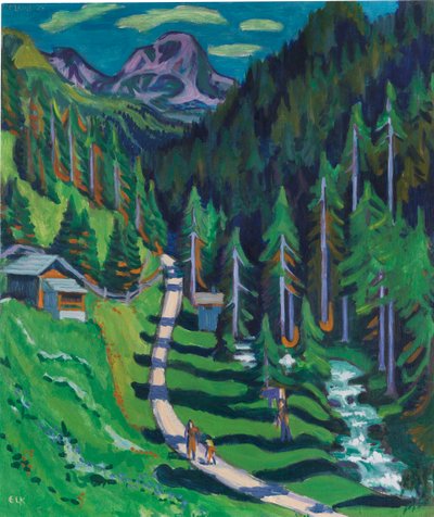Sertigweg, 1937 von Ernst Ludwig Kirchner