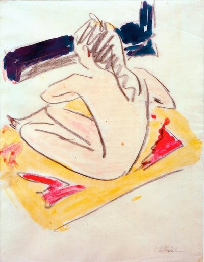 Sitzende Fränzi von Ernst Ludwig Kirchner