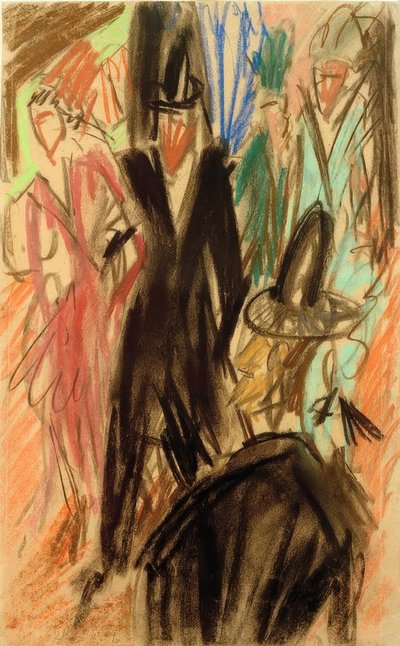 Straßenszene von Ernst Ludwig Kirchner
