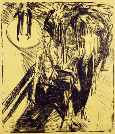 Straßenmädchen auf dem Kurfürstendamm von Ernst Ludwig Kirchner