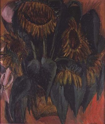 Sonnenblumen von Ernst Ludwig Kirchner