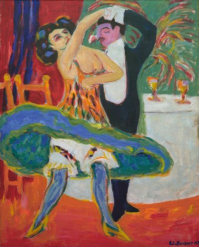 Varieté (Englisches Tanzpaar) von Ernst Ludwig Kirchner