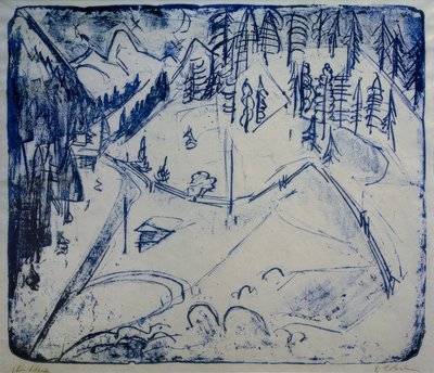 Winterlandschaft von Ernst Ludwig Kirchner