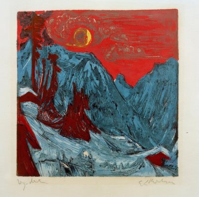 Wintermondnacht von Ernst Ludwig Kirchner