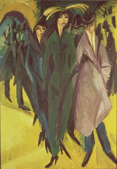 Frauen auf der Straße von Ernst Ludwig Kirchner