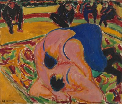 Ringer im Zirkus von Ernst Ludwig Kirchner