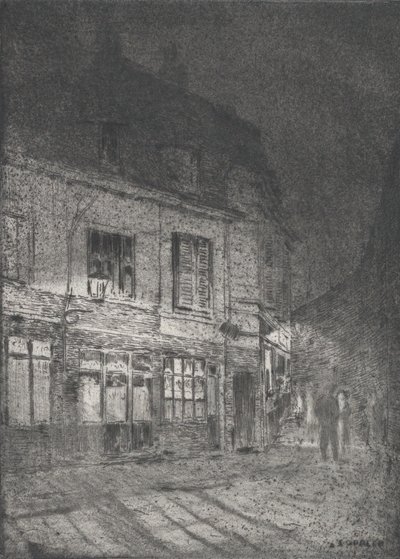 Lille: Liebesgässchen, 1916 von Ernst Oppler