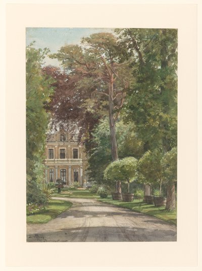 Das Landgut Spaarnhout von Ernst Witkamp (signed by artist)