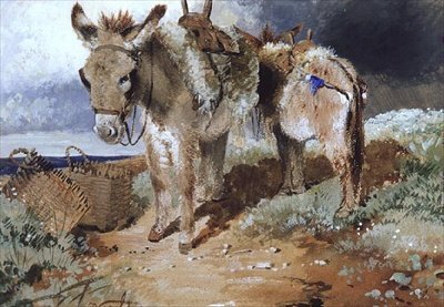 Esel, 1855 von Erskine Nicol