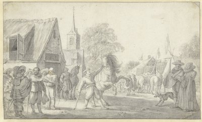 Pferdemarkt von Esaias van de Velde