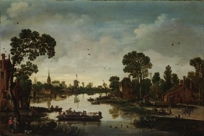 Die Viehfähre von Esaias van de Velde
