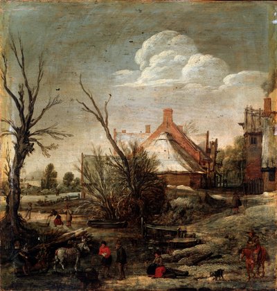 Winter, 17. Jahrhundert von Esaias van de Velde