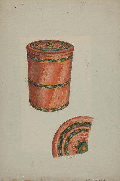 Pa. Deutscher Zuckertopf von Ethelbert Brown