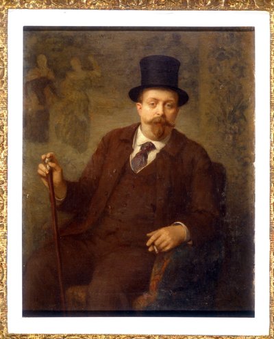 Porträt von Willy (Henry Gauthier-Villars) von Etienne Azambre