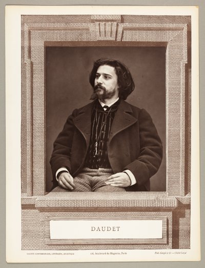 Alphonse Daudet (französischer Schriftsteller, 1849-1897) von Etienne Carjat