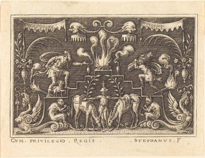 Opferung Abrahams von Etienne Delaune