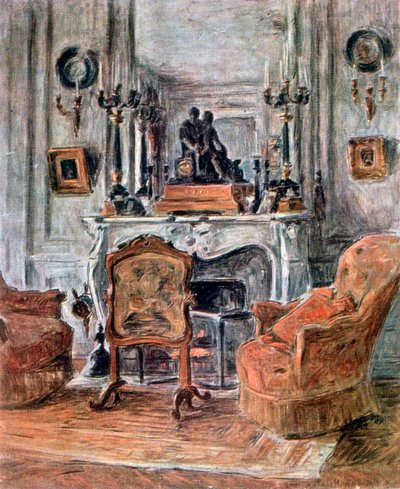 Das Wohnzimmer, 1900 von Etienne Moreau Nelaton