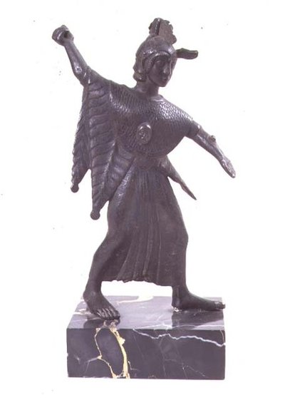 Figur der Minerva im Kampf, etruskisch von Etruscan Etruscan