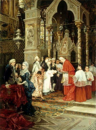 Die Taufe von Ettore Simonetti