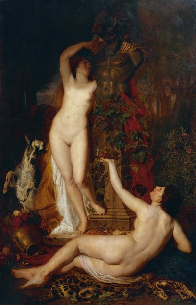 Zwei Bacchantinnen von Eugen Felix