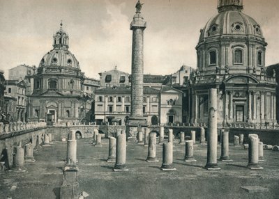 Forum Trajan, Rom, Italien, 1927 von Eugen Poppel