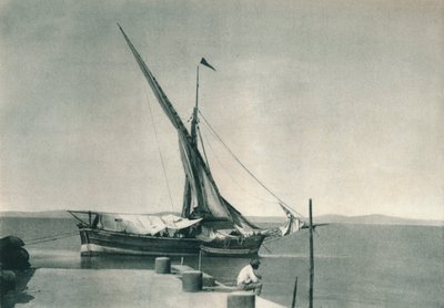 Hafen, Ischia, Italien, 1927 von Eugen Poppel
